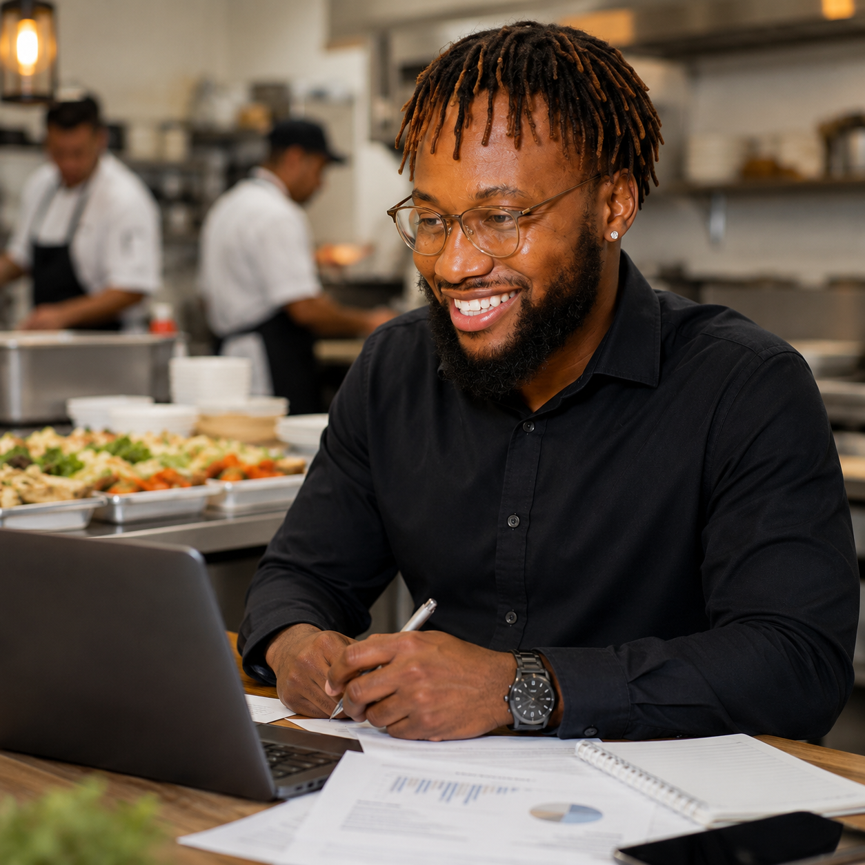 JW Catering Services food business finance support example
