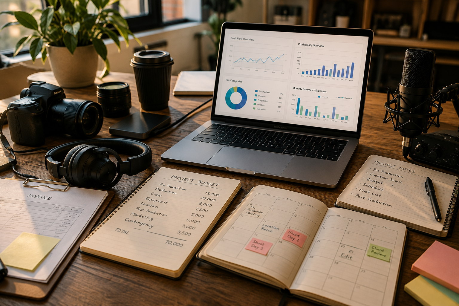 Media and entertainment finance support